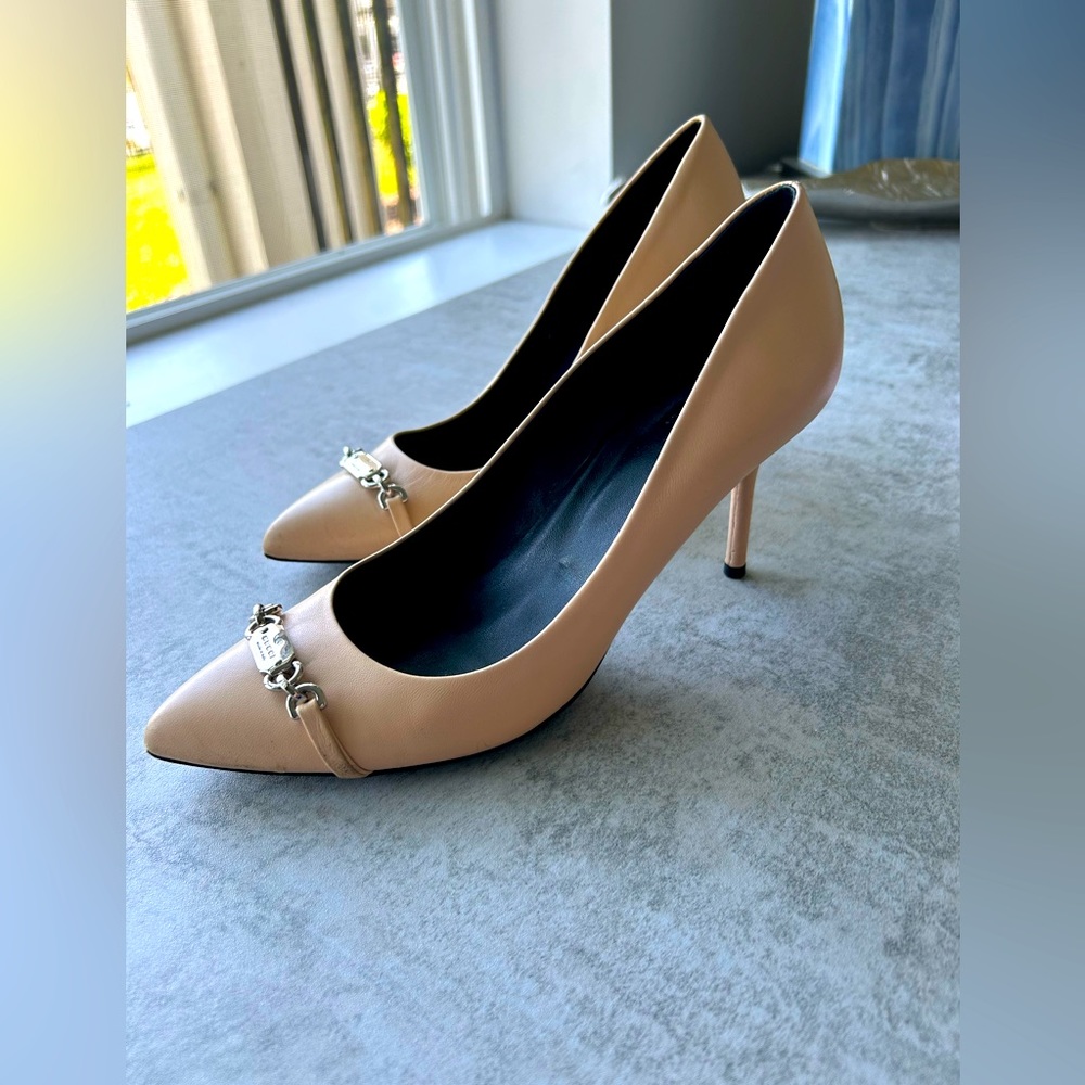 119. Nude Gucci Heels